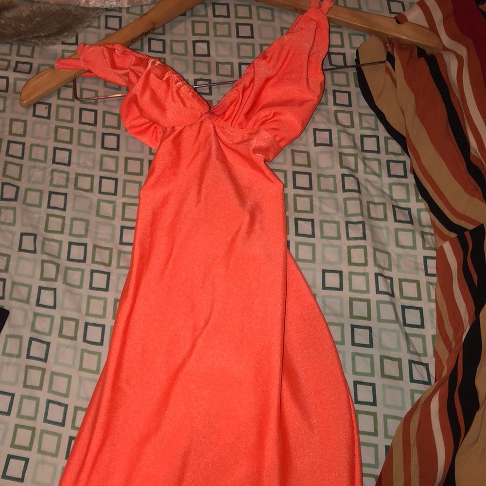 Orange dress